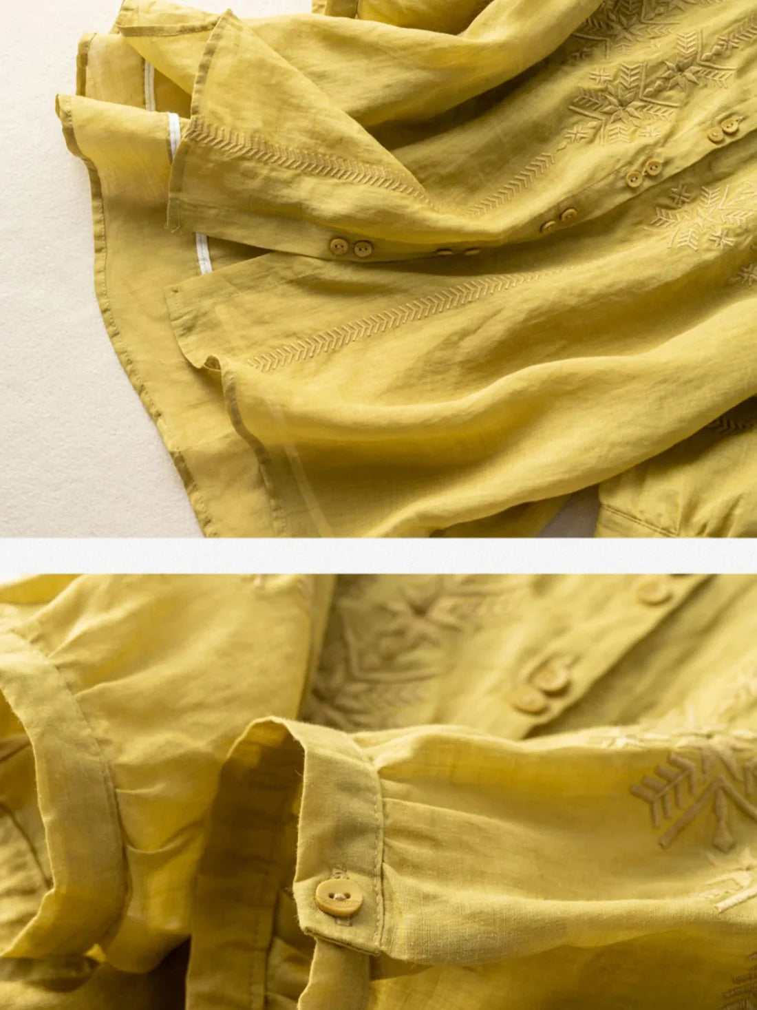Pure Cotton Embroidered  Top